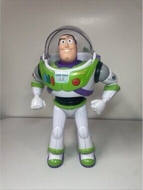 Disney Pixar Toy Story 4 Buzz Lightyear Thinkway Talking 12" Action Figure Works
